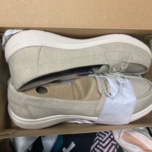 Skechers Light Taupe Walking Shoes
